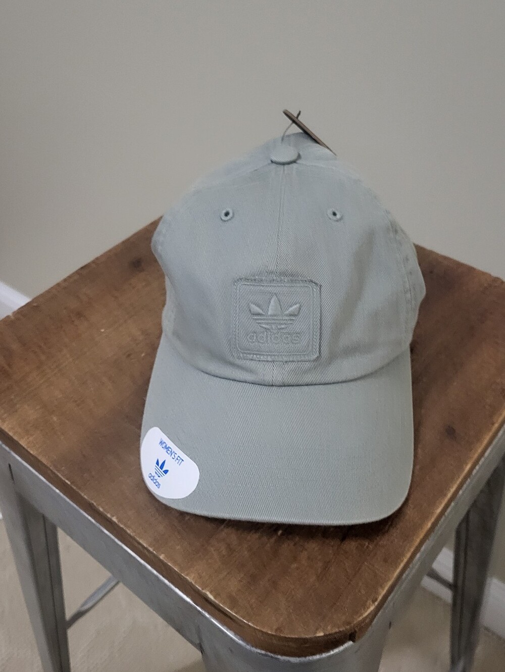 adidas Trefoil Logo Baseball Cap in Light Sage Green